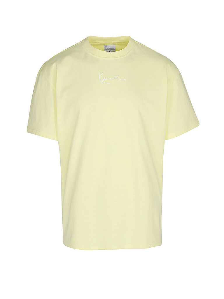 KARL KANI T Shirt Signature gelb | XS